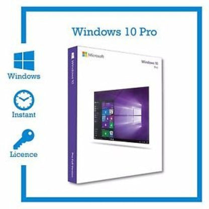 Microsoft Windows 10 Pro Professional 32/64bit Genuine License Key Product Code